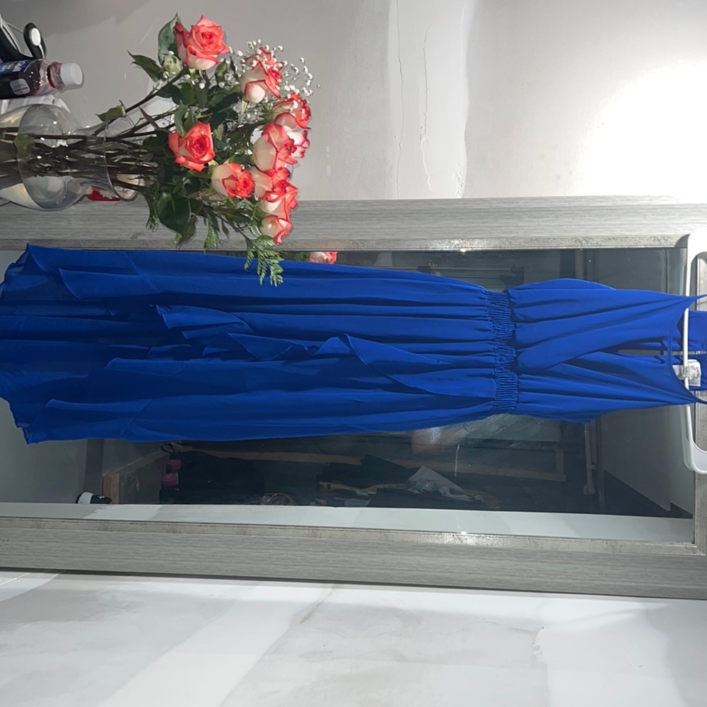 Romantic blue dress